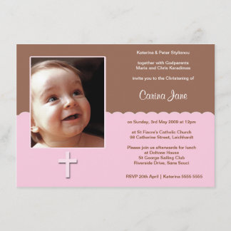 Invitations au chocolat rose