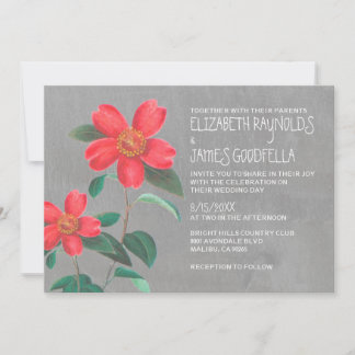 Invitations au mariage de Camellia