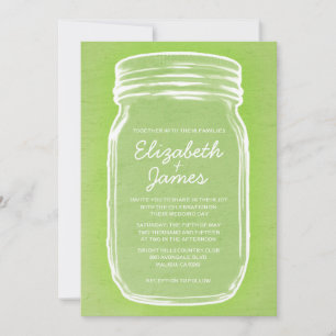 Invitations au mariage de la Vintage Mâcon Jar Gre