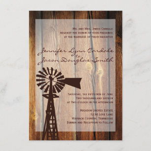 Invitations au mariage du bois de moulin à vent ru