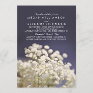 Invitations au mariage pour bébé