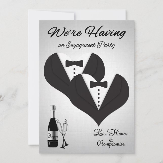 Invitations au parti d'engagement gay (Devant)