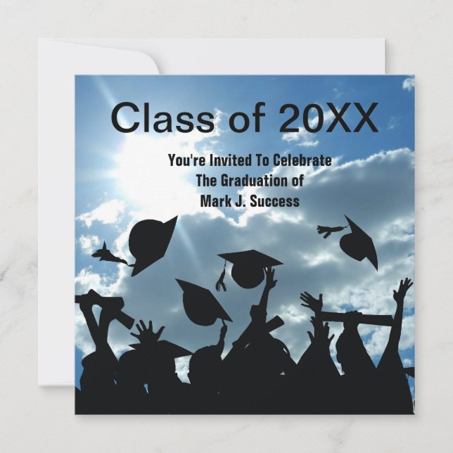 Invitations aux diplômes scolaires Nouvelles (Devant)