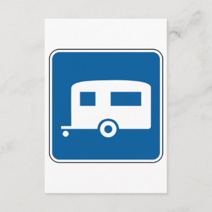 Invitations aux panneaux routiers de Caravan