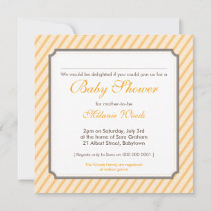 INVITATIONS baby showers :: bandes de bonbons 3SQ