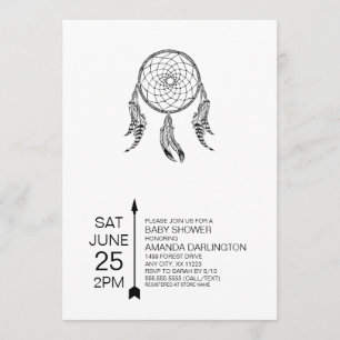 Invitations Baby showers de Dreamcatcher Tribal