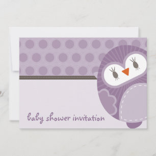 INVITATIONS BABY SHOWERS :: hiboux de danse 1L