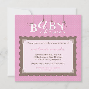 INVITATIONS baby showers :: lettres pour bébés 4SQ