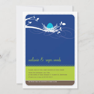 INVITATIONS baby showers :: nid complet 1P