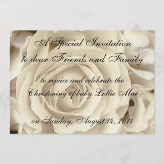 Invitations Baptême Christening Modèles