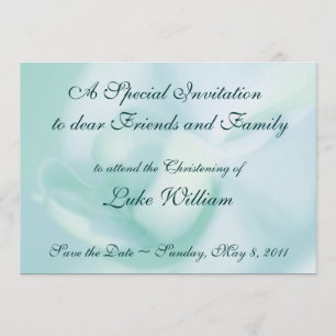 Invitations Baptême Christening Modèles