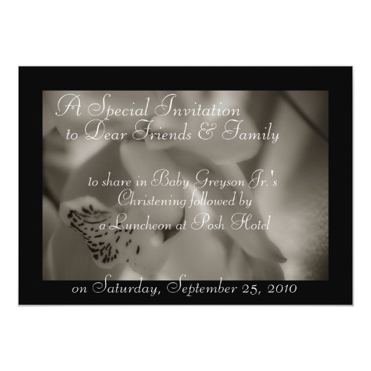 Invitations Baptism Christening Templates