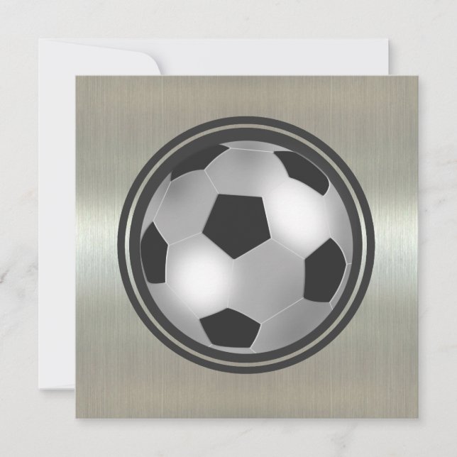 Invitations Black and Silver Team (Devant)