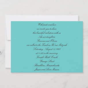 Invitations B'nai Mitzvah