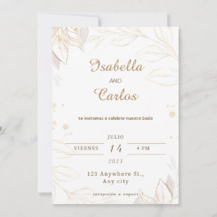 Invitations Boda En Espanol