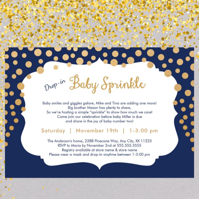Invitations branchées d'accueil pour bébé enfant à (Créateur téléchargé)