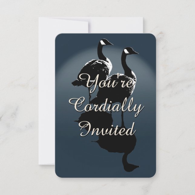 Invitations canadiennes Personnalisé Canada Goose  (Devant)