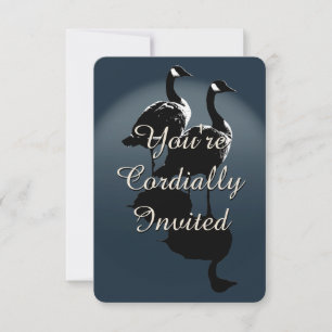 Invitations canadiennes Personnalisé Canada Goose 