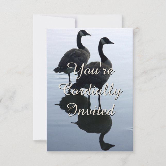 Invitations canadiennes Personnalisé Canada Goose  (Devant)