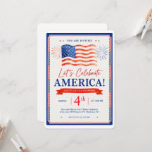 invitations celebrating America's 250th
