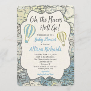 Invitations chaudes de baby shower de garçon de