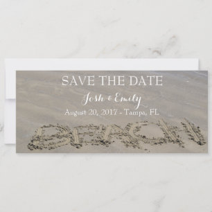 Invitations Clear Sandy Beach