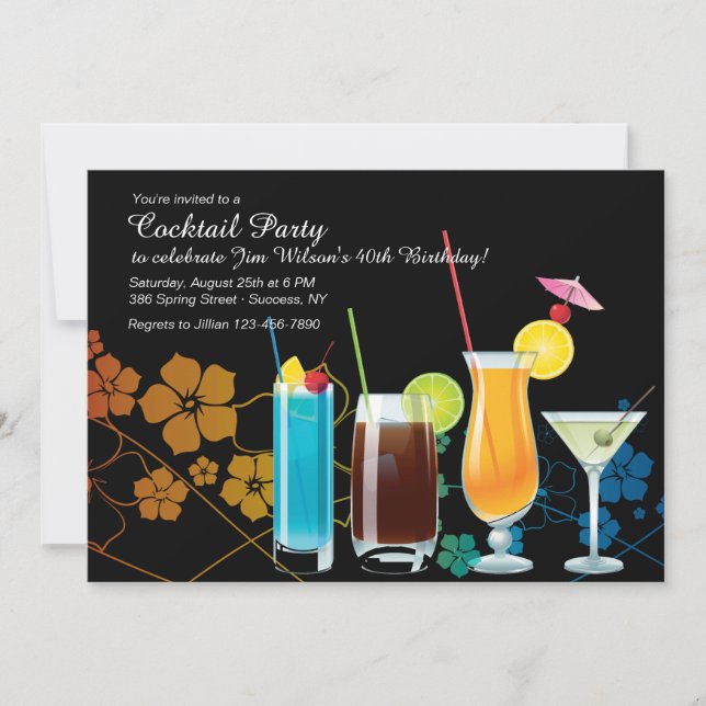 Invitations Cocktail (Devant)