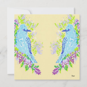 Invitations Colibris