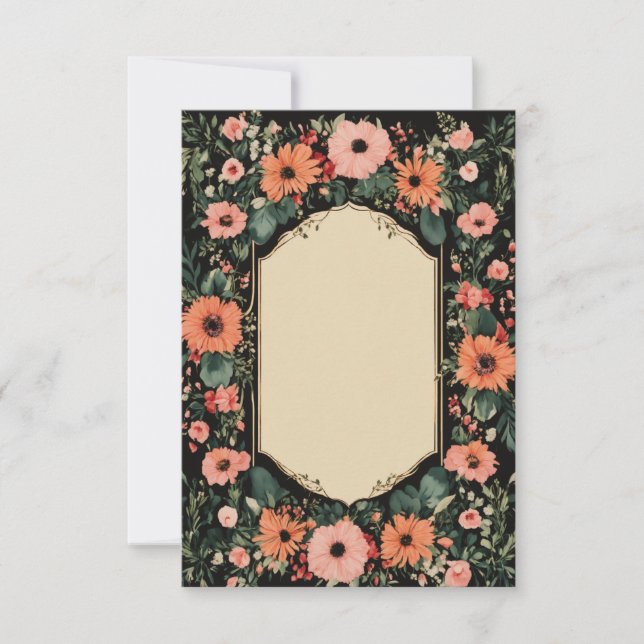Invitations Colorées Pour Relative & Amis (Devant)