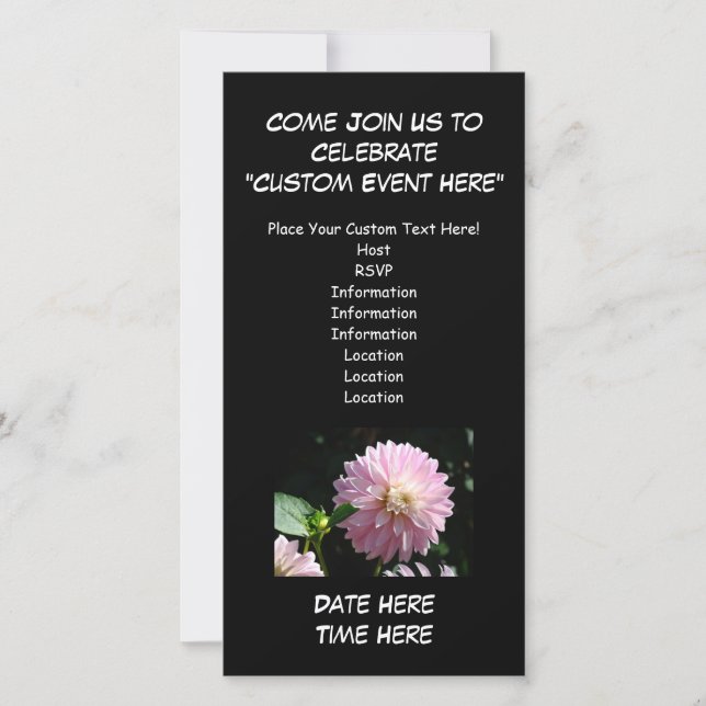 Invitations custom Come Join Us to Celebrate (Front)