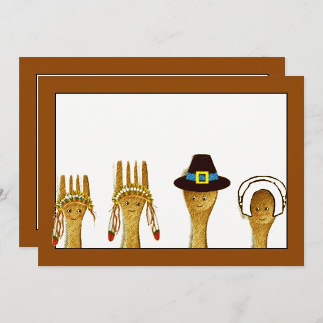 Invitations d'action de grâce (Devant / Derrière)