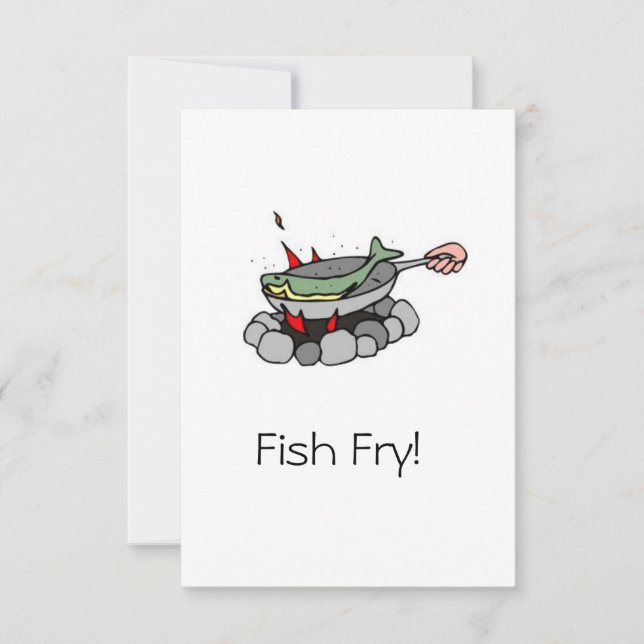 Invitations d'alevins de poisson (Devant)