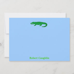 Invitations d'alligator/ Cartes pour notes