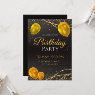 Invitations d'anniversaire