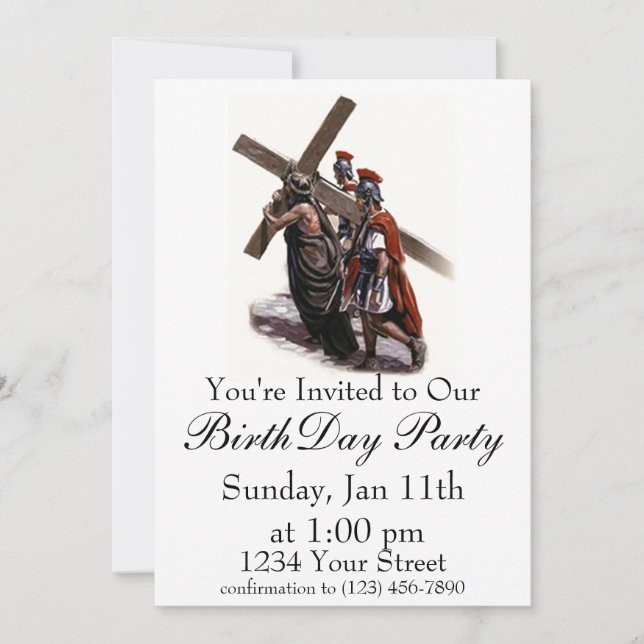 Invitations d'anniversaire (Devant)