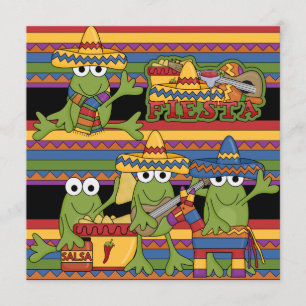 Invitations d'anniversaire Customisées à Fiesta de