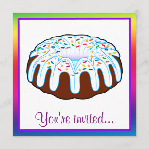 Invitations d'anniversaire de Bundcake