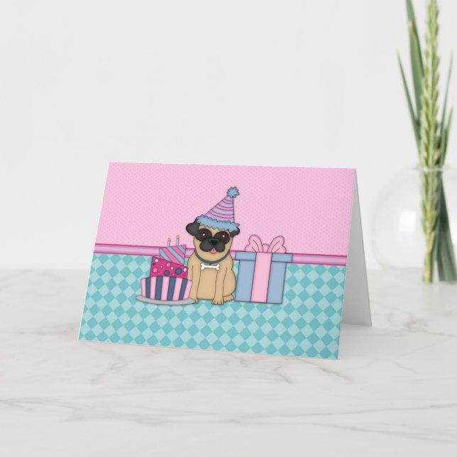 Invitations d'anniversaire de Carlin vierge (2) (Devant)