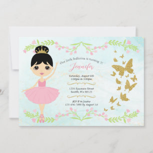 Invitations d'anniversaire de fille