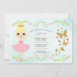 Invitations d'anniversaire de fille