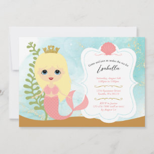 Invitations d'anniversaire de fille