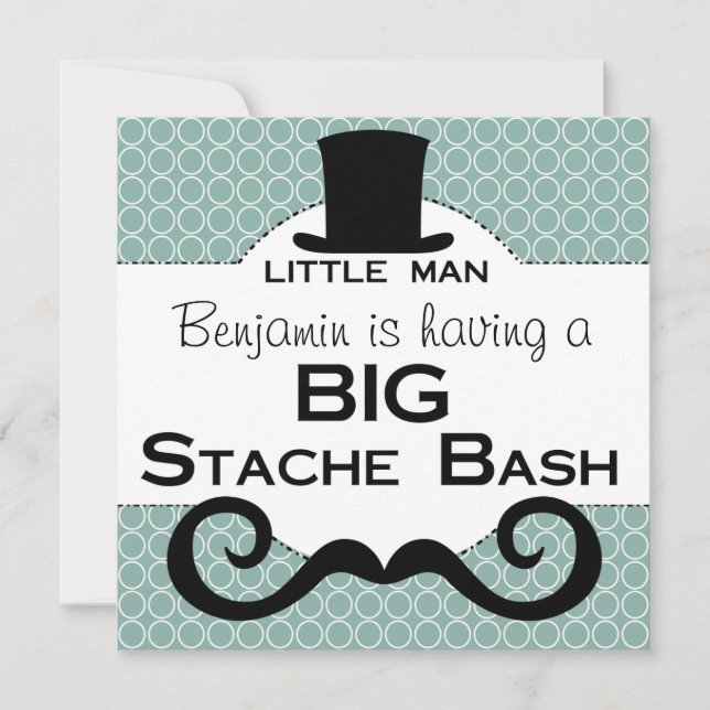 Invitations d'anniversaire de la Basse-Stache BIG (Devant)
