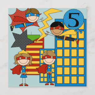 Invitations d'anniversaire personnalisés Brown Hai