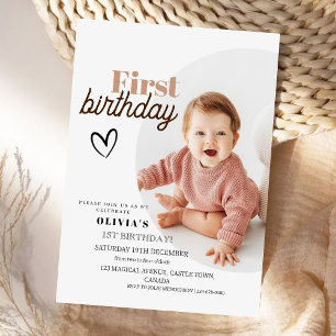 Invitations d'anniversaire pour enfants modernes a
