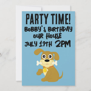 INVITATIONS D'ANNIVERSAIRES DE ENFANTS DU SCRIPT D
