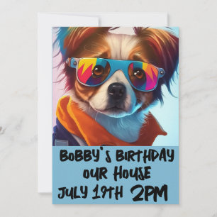 INVITATIONS D'ANNIVERSAIRES DE ENFANTS FUNY DE CHI