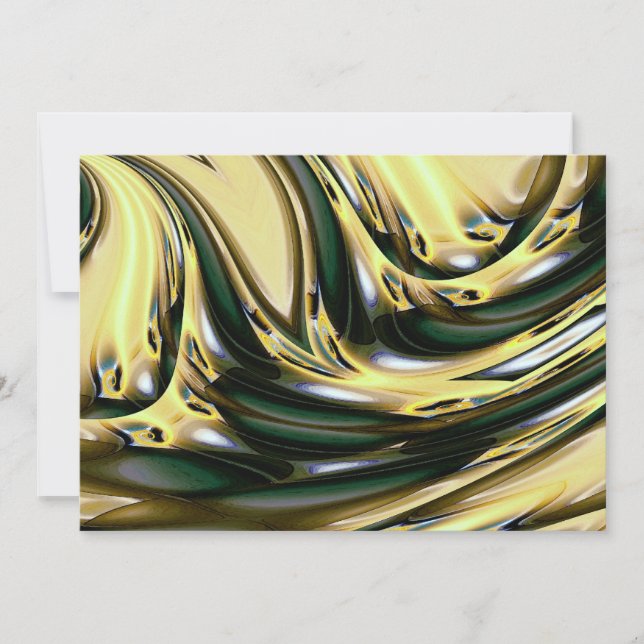 Invitations d'art Abstrait asiatique (Devant)