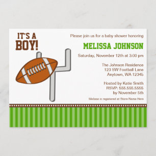 Invitations de baby-foot
