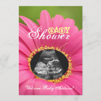 Invitations de baby shower d'ultrason de "enfant