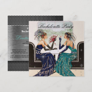 Invitations de Bachelorette Art Déco